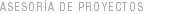 Asesoría de proyectos